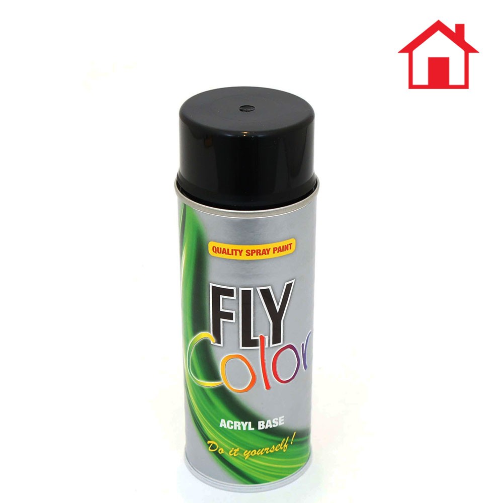 FLY COLOR SPRAY ACRYL BASE - NERO MATT 400ml