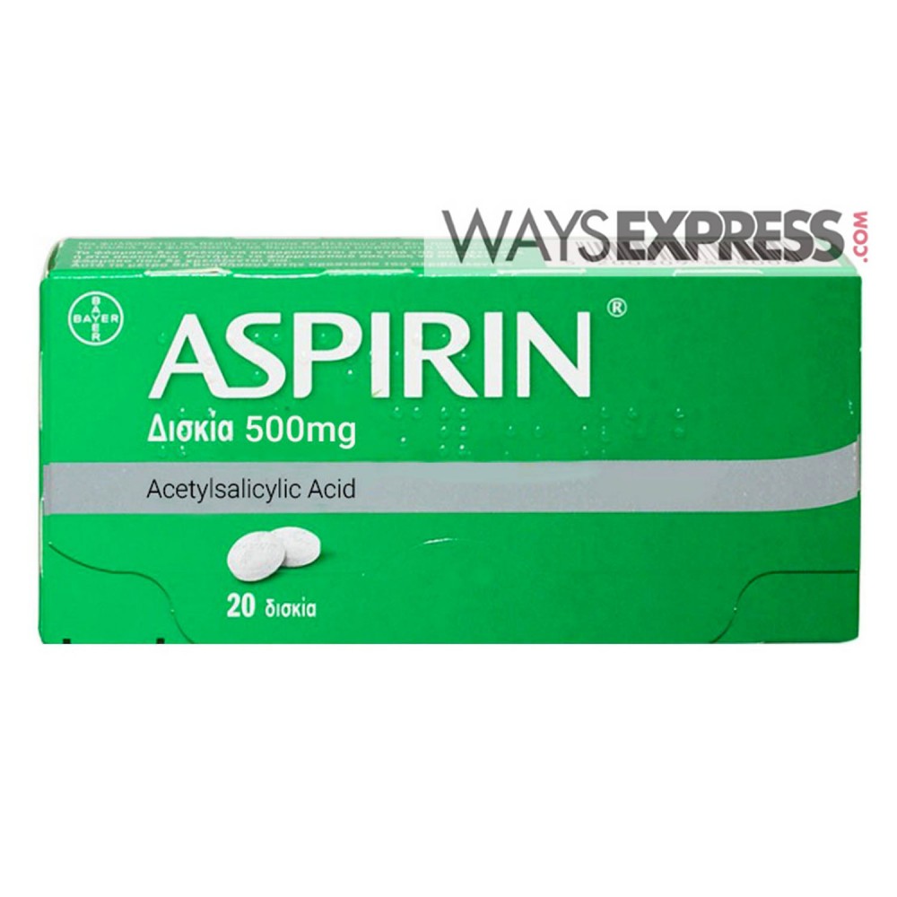 Aspirin 20 Tablets 500mg