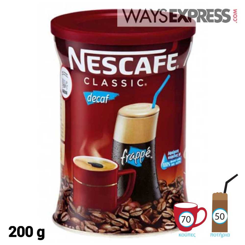 Nescafe Classic Decaf 200g