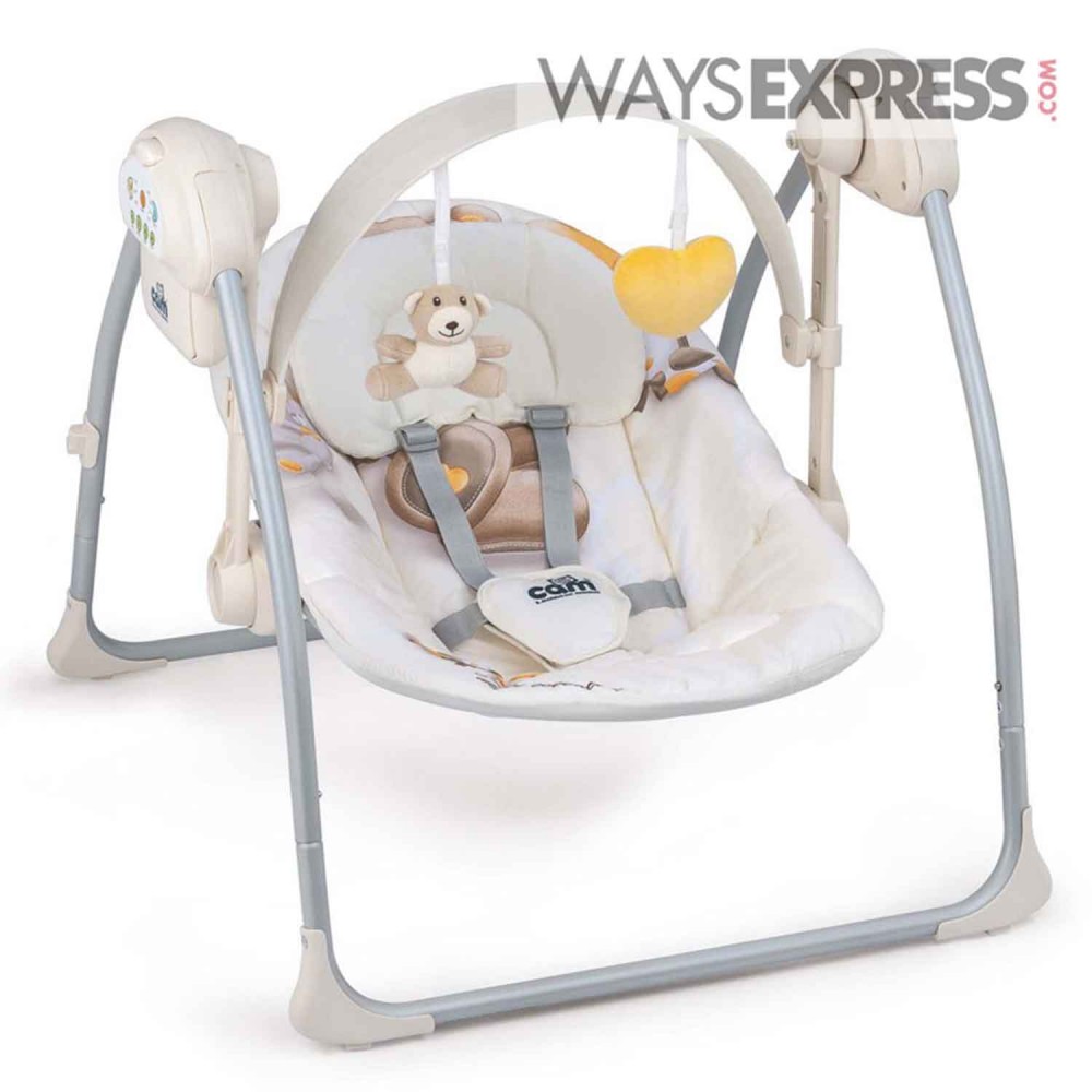 beige baby bouncer