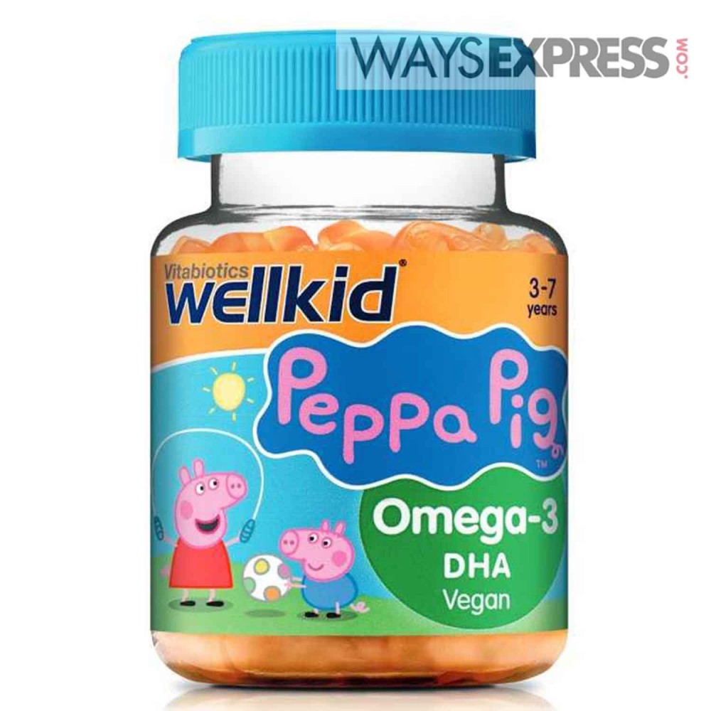 Vitabiotics Wellkid Peppapig Omega 3 Dha 3 7y 30 Soft Gels