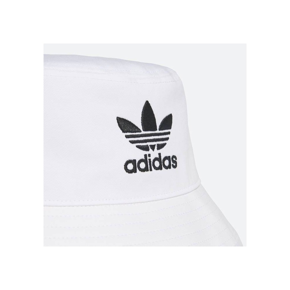 white adidas bucket hat