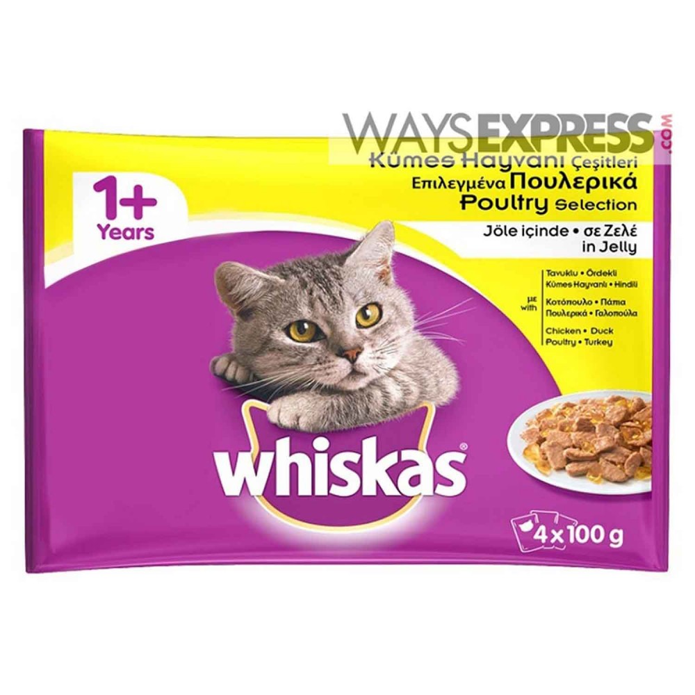 whiskas poultry selection in jelly